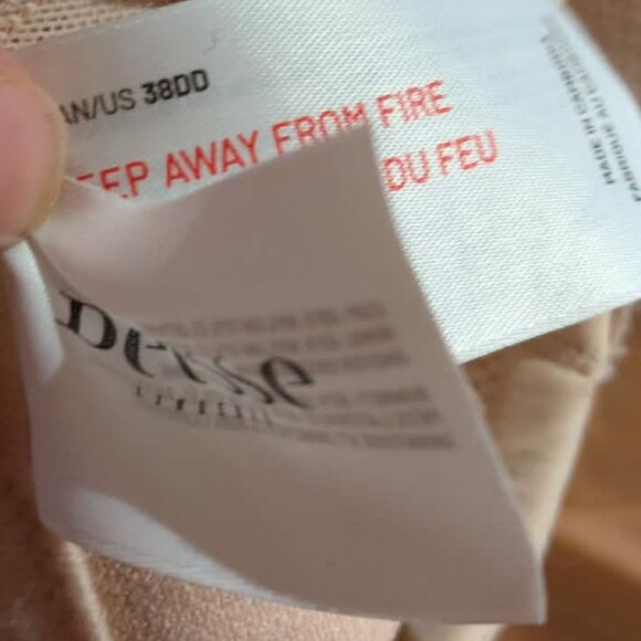 déesse Beige Bra 38DD - Picture 2 of 2